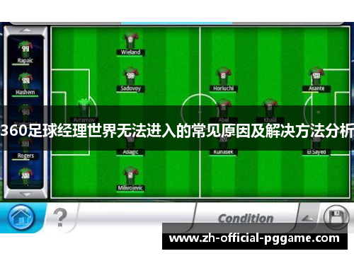 360足球经理世界无法进入的常见原因及解决方法分析