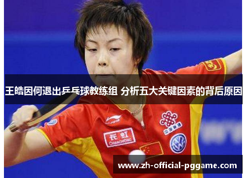 王皓因何退出乒乓球教练组 分析五大关键因素的背后原因